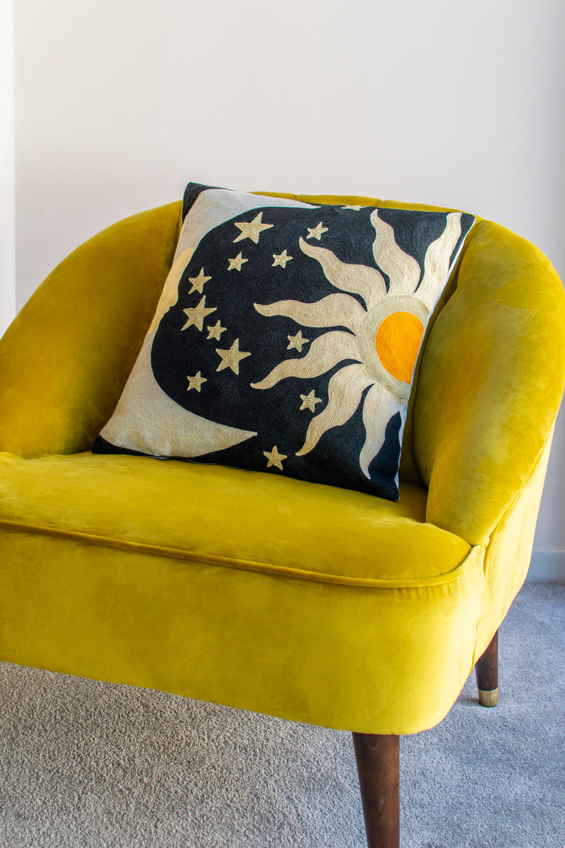 Embroidered Cushion - The Galaxy-Casacarta-CASACARTA
