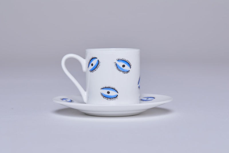 Espresso Cup & Saucer (Set Of 2) - Eye-Casacarta-CASACARTA