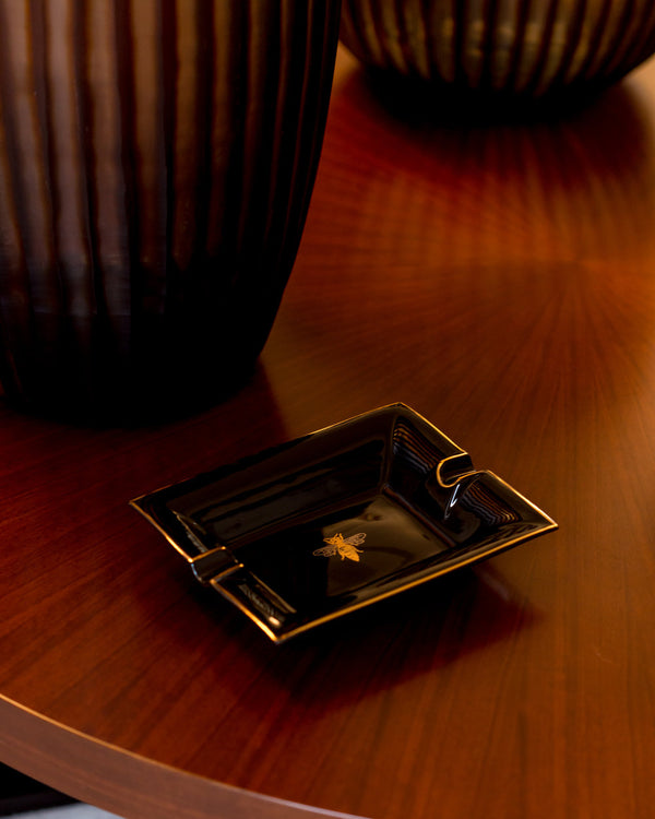 Large Trinket Tray / Ashtray - Black Bee-Casacarta-CASACARTA