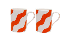 MUG SET OF 2 - burnt ORANGE