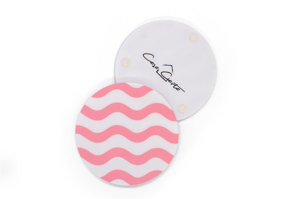 COASTERS (SET OF 4) - Pink