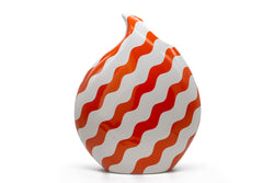 TEARDROP VASE - BURNT Orange