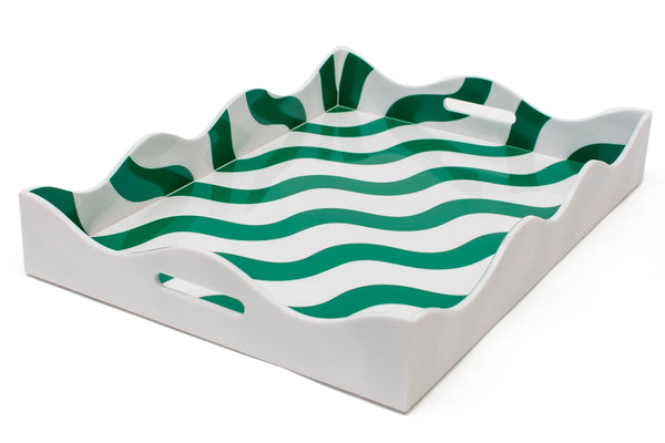 Scallop Tray - Green