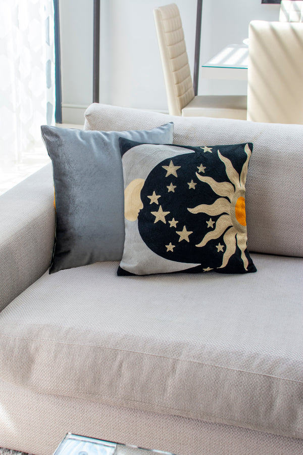 Embroidered Cushion - The Galaxy-Casacarta-CASACARTA