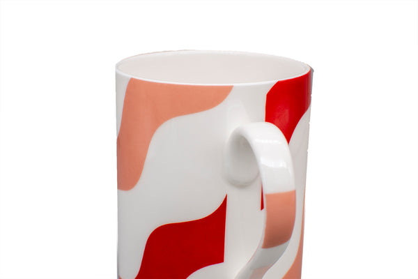 MUG SET OF 2 - Pink & Red