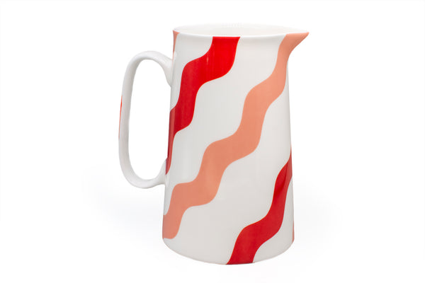 Pitcher - Pink & Red
