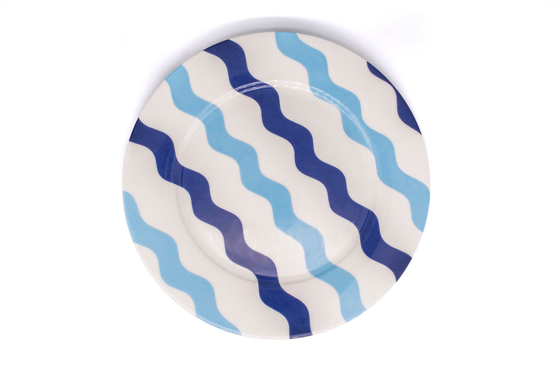 DINNER PLATE SET OF 2 - Mixed Blue