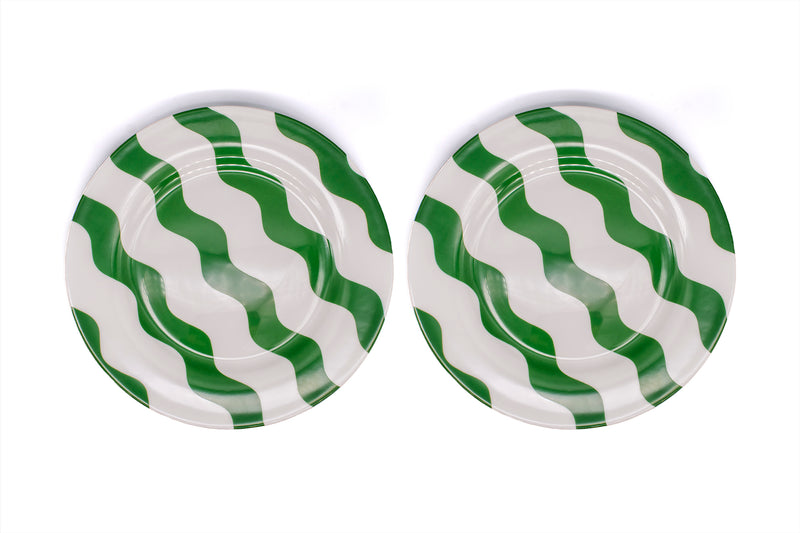 SIDE PLATE SET OF 2 - Green