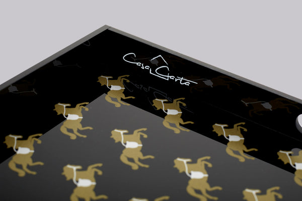 Trinket Tray - Gold &amp; Silver Horse