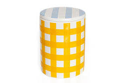Candle - Mustard Gingham