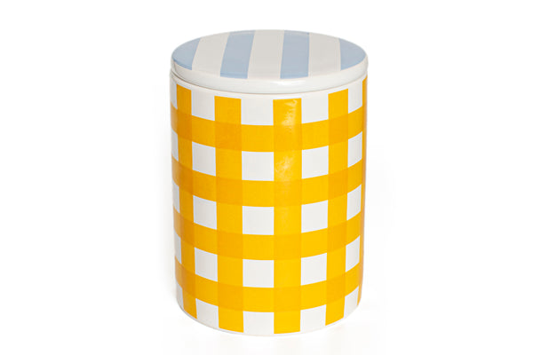 Candle - Mustard Gingham