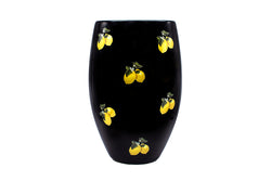 Oval Vase - Black Lemon