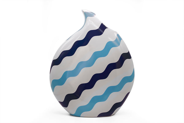 TEARDROP VASE - Mixed Blue